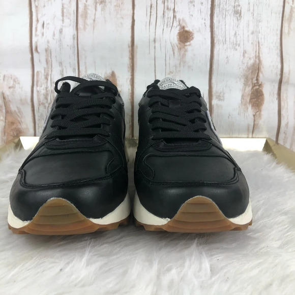New Polo Ralph Lauren Trackster 100 Leather Sneakers - Picture 6 of 12